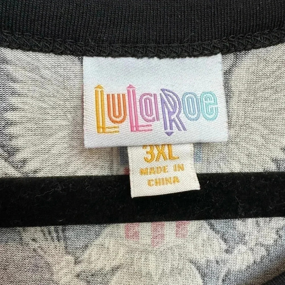 LuLaRoe | Americana Randy Baseball Tee 3/4 Sleeves Eagle USA Patriotic Size 3X - Picture 6 of 8